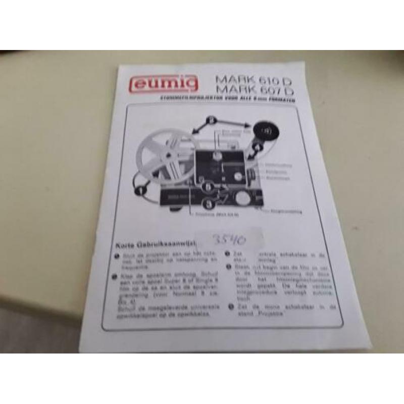 Stommefilmprojector voor 8mm formaten
