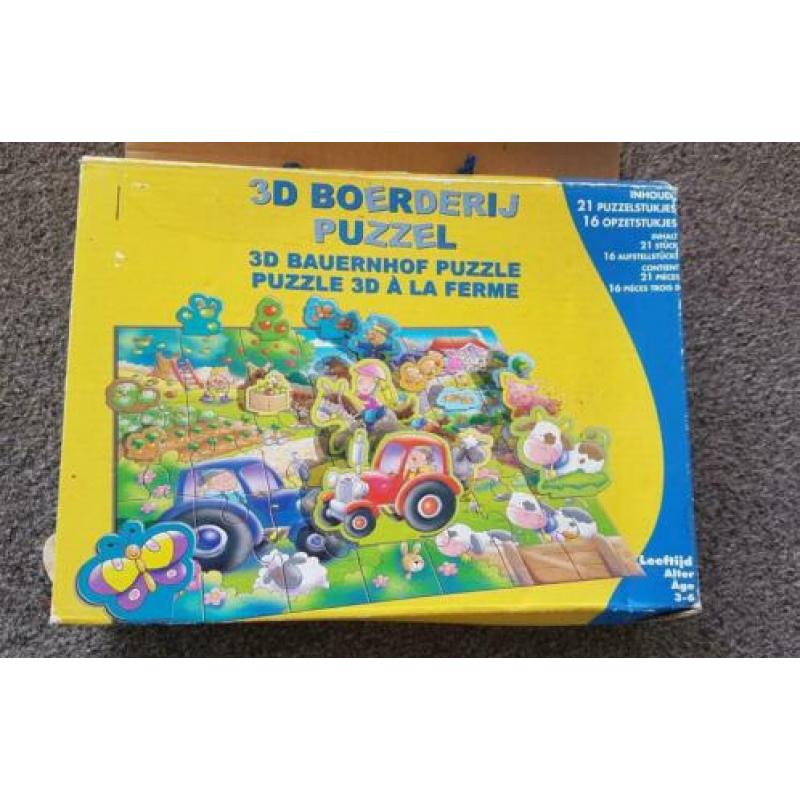 3D puzzel 3-6 jaar, zgan