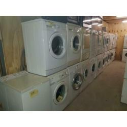 Witgoed, wasmachines drogers ijskasten gasfornuizen garantie