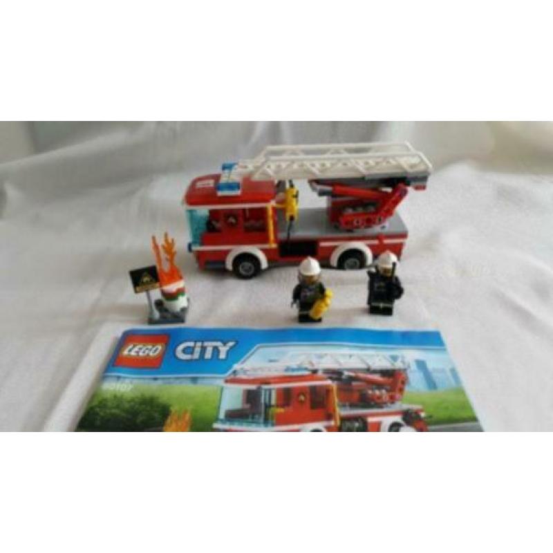 Lego city 60107 brandweerauto brandweer ladderwagen