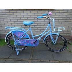 Popal Oma fiets blauw 22"