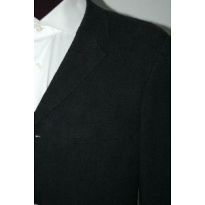 NIEUW EMPORIO ARMANI linnen colbert, blazer, zwart, Mt. 50