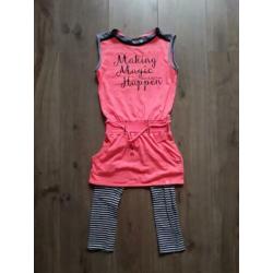 Kiddo jurkje met legging, blue rebel spijkerjasje