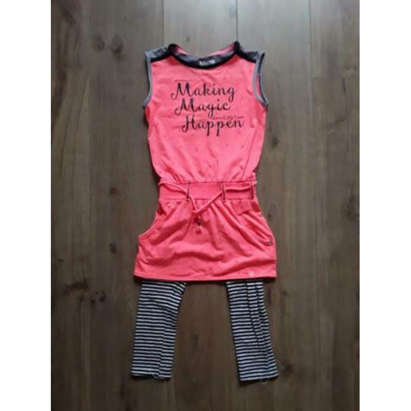 Kiddo jurkje met legging, blue rebel spijkerjasje