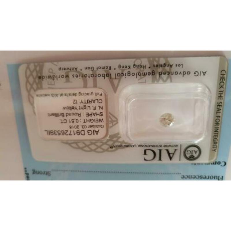 Diamant licht geel