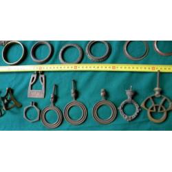 Antieke bronzen en koperen ringen 1800/1900.no 1.