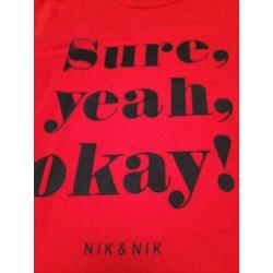 Shirt nik en nik maat 176