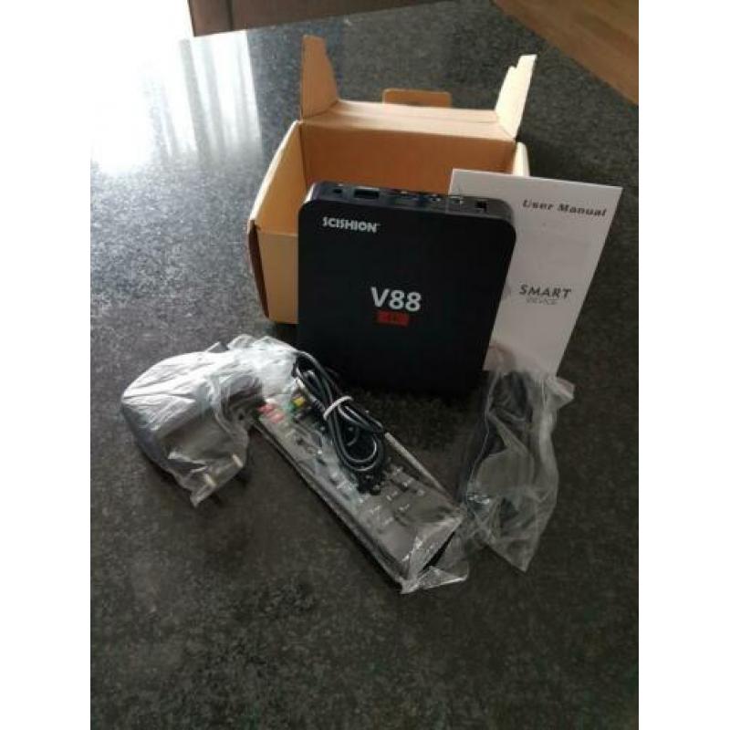 Mediaspeler tv box V88 4k z.g.a.n