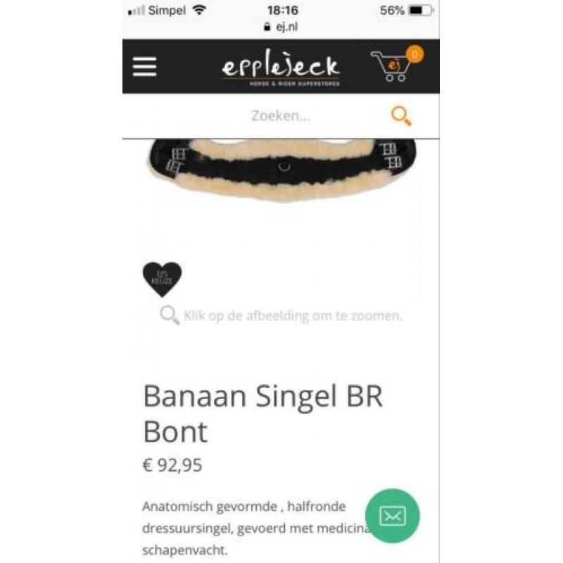 Banaan singel bont