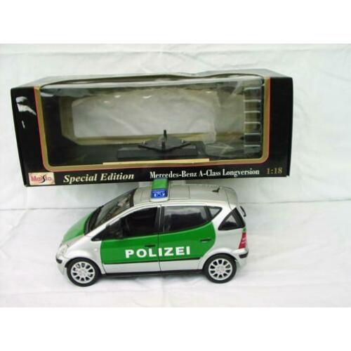 Mercedes-Benz A Class Long Version Polizei Maisto 1:18