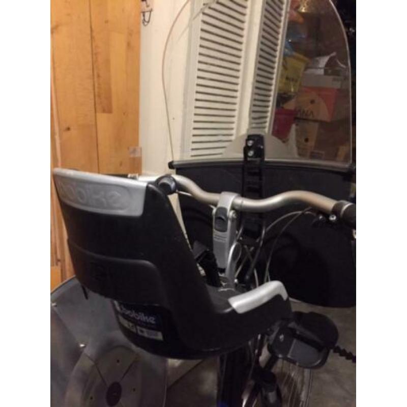 BO-BIKE voorstoeltje met windscherm
