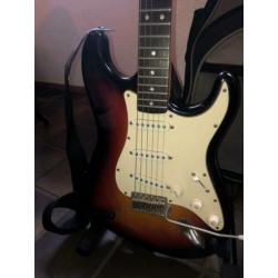 Elektrische gitaar met versterker London city complete set