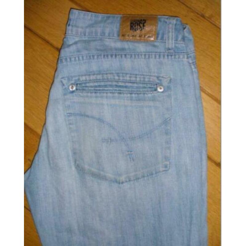 INDIAN ROSE spijkerbroek model TUX flared pijpen maat 29