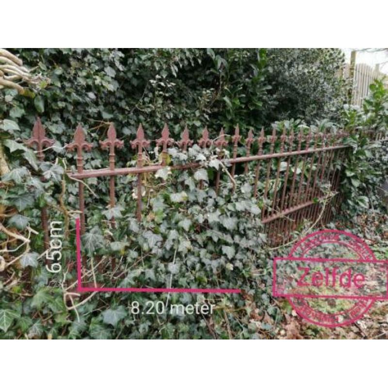 Smeedijzeren tuin hek