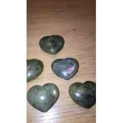 Labradorite hartje bol 30 mm