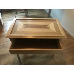 Hand gemaakte sidetable met lade