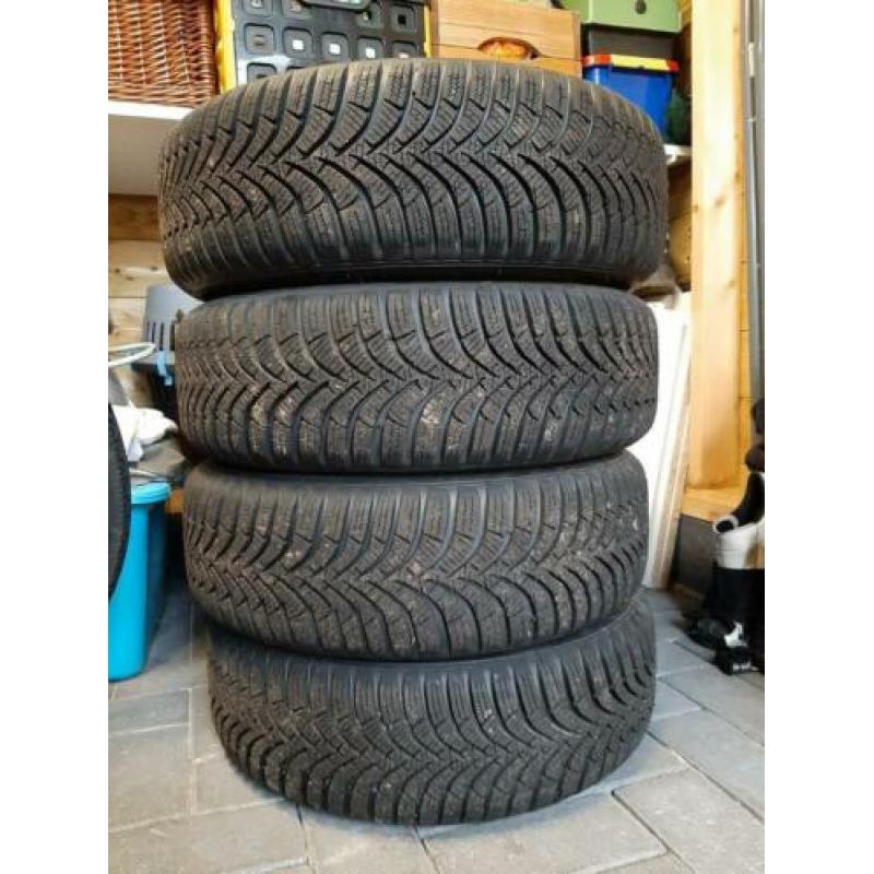 Winterbanden op velg, hankook 4x108