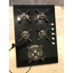 ZANUSSI Gas op glas kookplaat NIEUW!