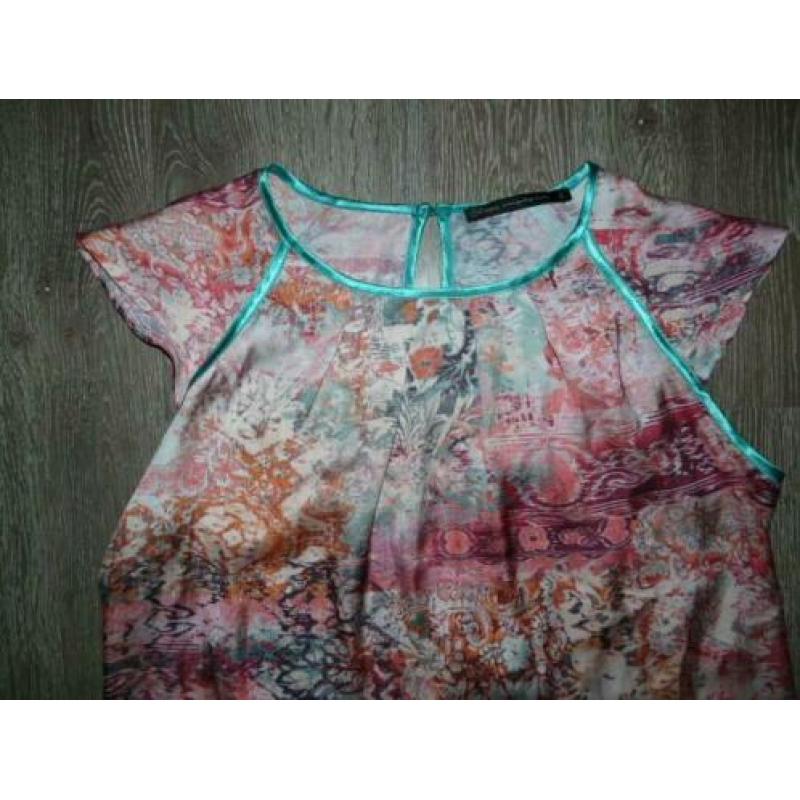 Lente prachtig kleurrijk tuniek top shirt Steps maat L 42 44
