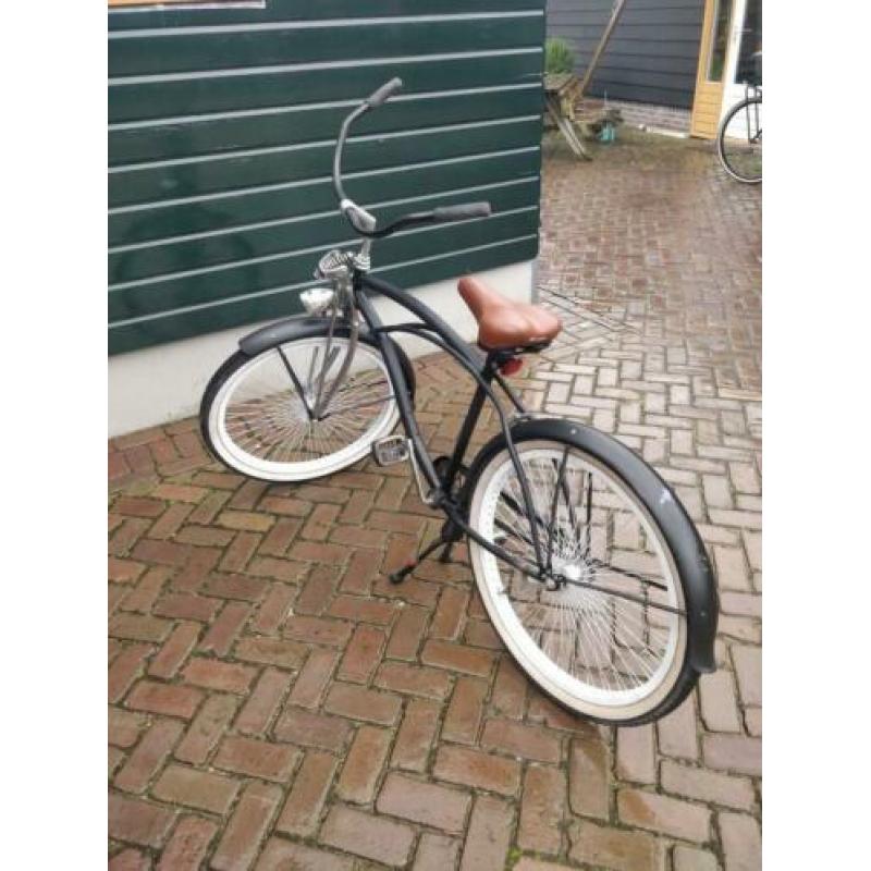 Beach cruiser fiets low Rider fiets rijklaar