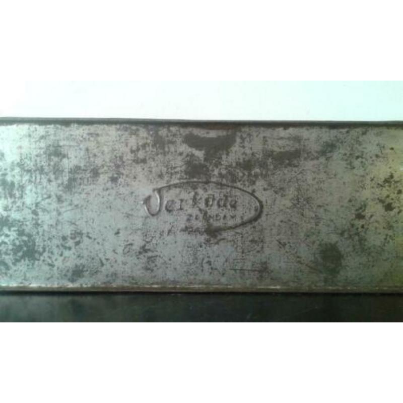 Vintage Retro Verkade beschuit-en koekblik OostIndische kers