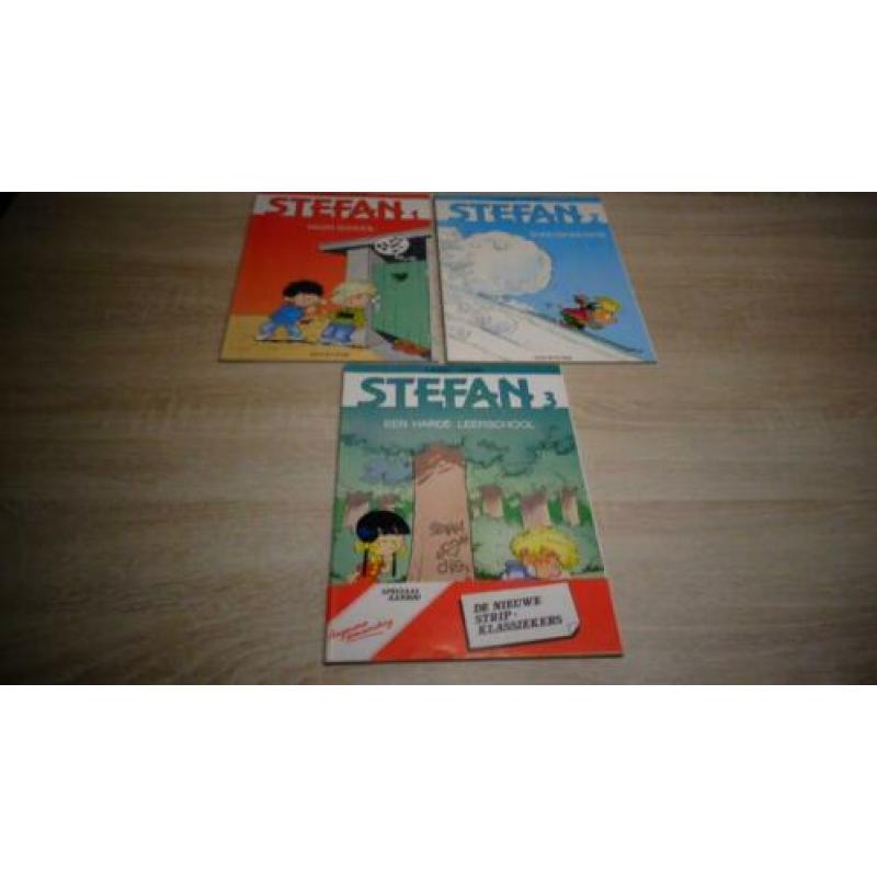 Stefan stripboeken 3 stuks zgan staat