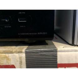 Denon AVR-2311 HDMI receiver inc. ab. en instellingsmic.
