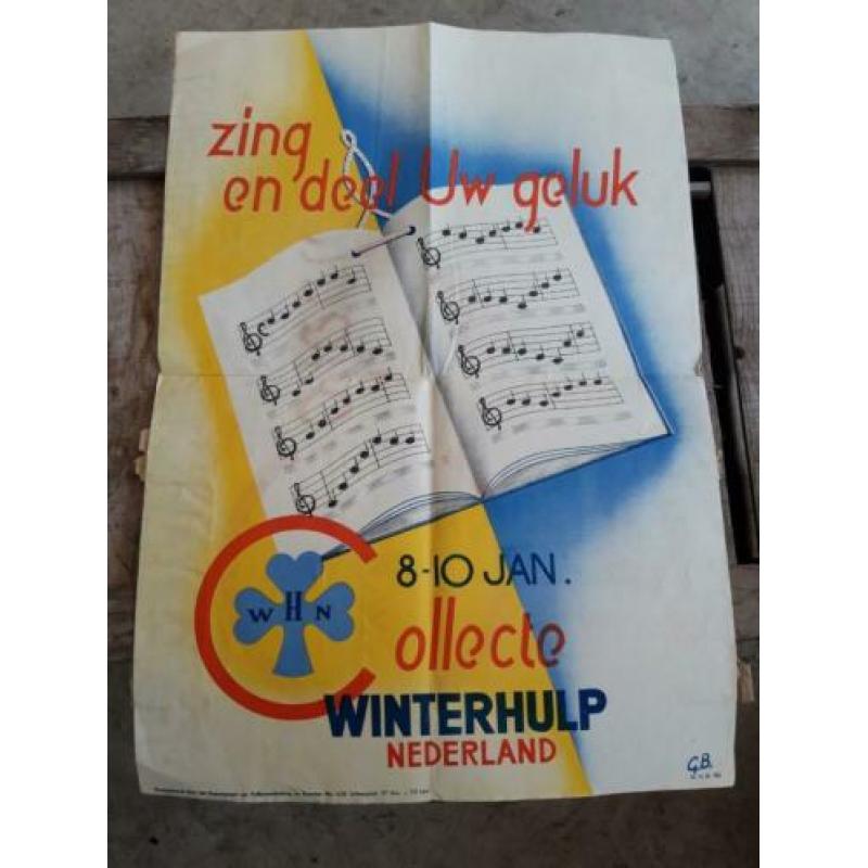 Winterhulp poster gemeente krimpen aan de lek