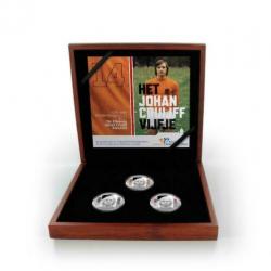 Johan Cruijff Kleurset 2017 Nederland .3 KLEUREN MUNTEN