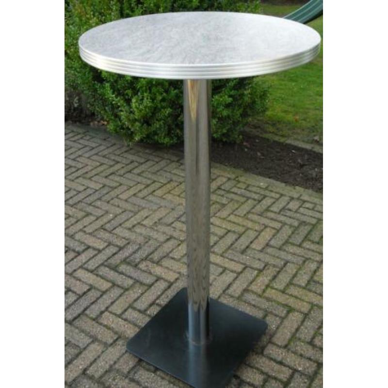 bartafel sta tafel retro fifties sixties Bel Air barkrukken