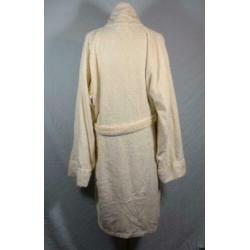 Mooie cremekleurige badjas. Mt XL. Merk Echte Badjas