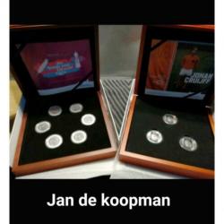 Johan Cruijff Kleurset 2017 Nederland .3 KLEUREN MUNTEN