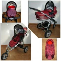 Quinny kinderwagen / wandelwagen rood
