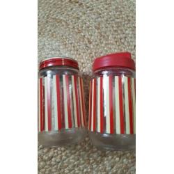 vintage /retro oude voorraadpotten
