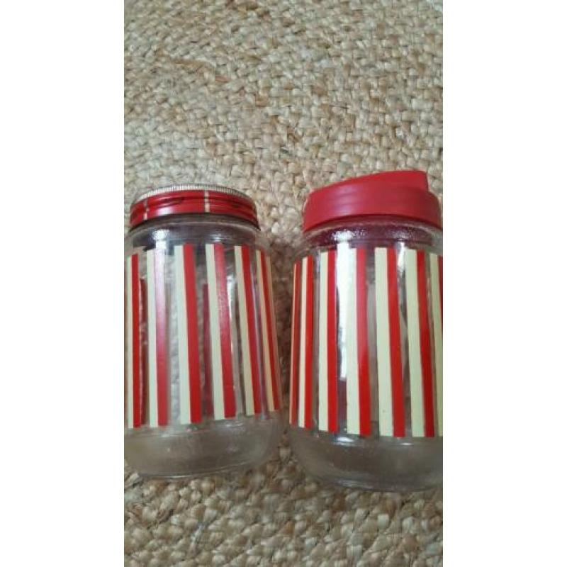 vintage /retro oude voorraadpotten