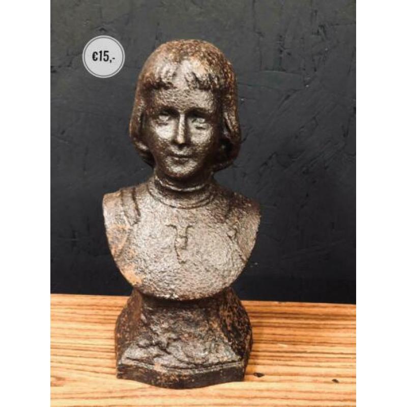 Gietijzeren beeldjes Brocante Antiek Frankrijk