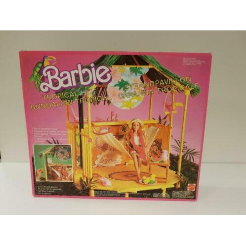 barbie tropical hut incl doos