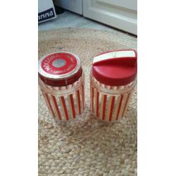 vintage /retro oude voorraadpotten