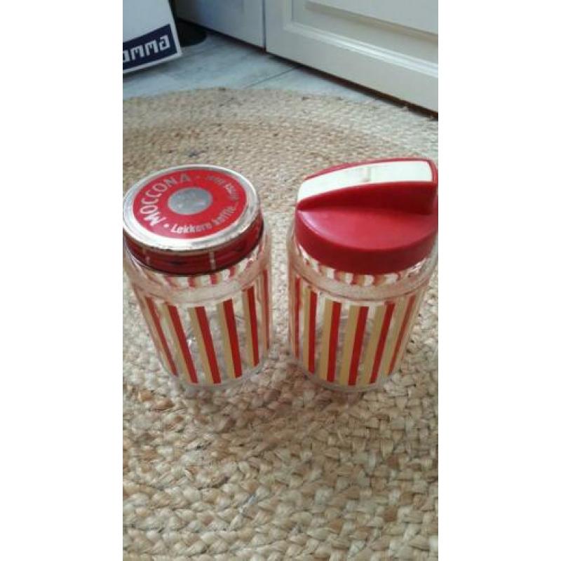vintage /retro oude voorraadpotten