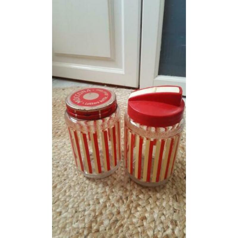 vintage /retro oude voorraadpotten