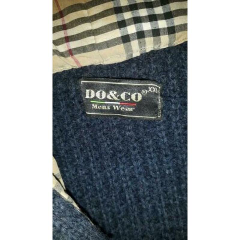 Blauw heren vest merk Do&Co Xxl