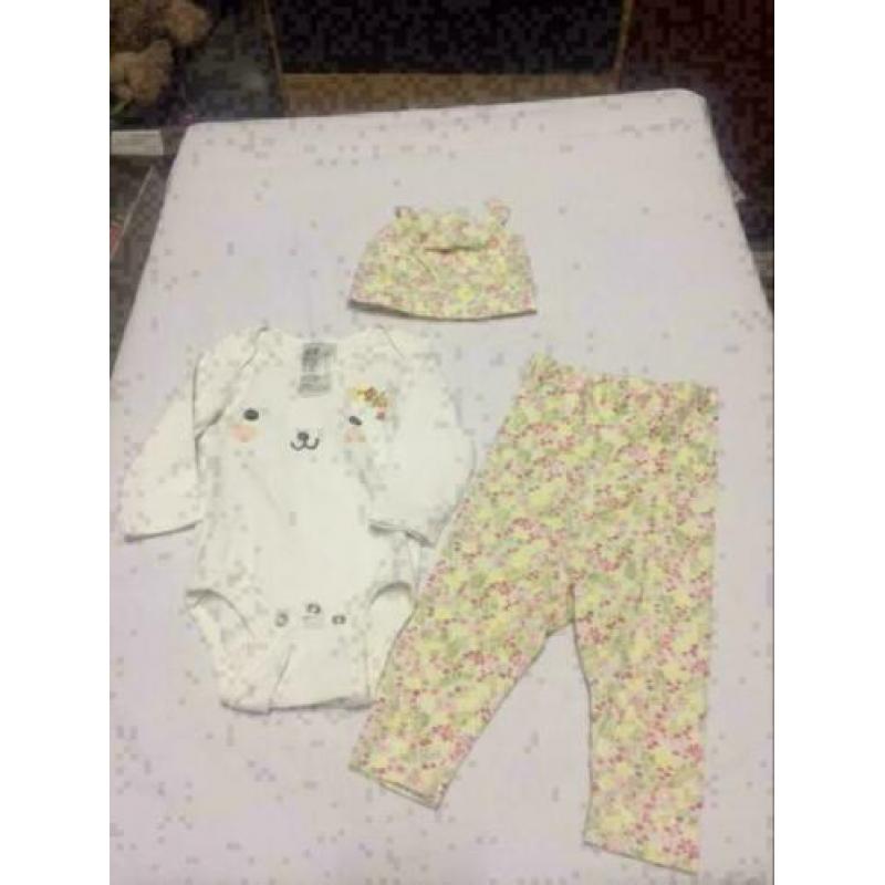 Gaaf baby setje, maat: 62/68