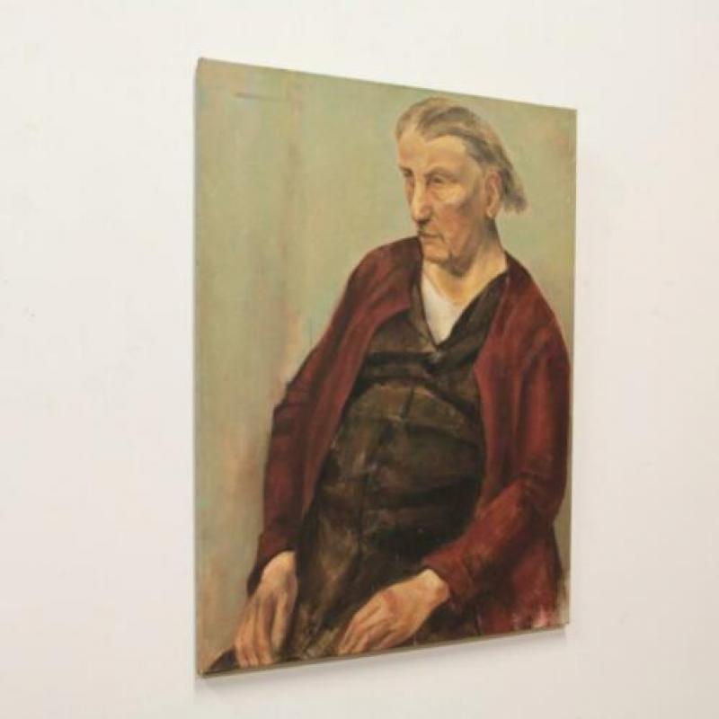 Decoratief antiek vintage schilderij portret mancave