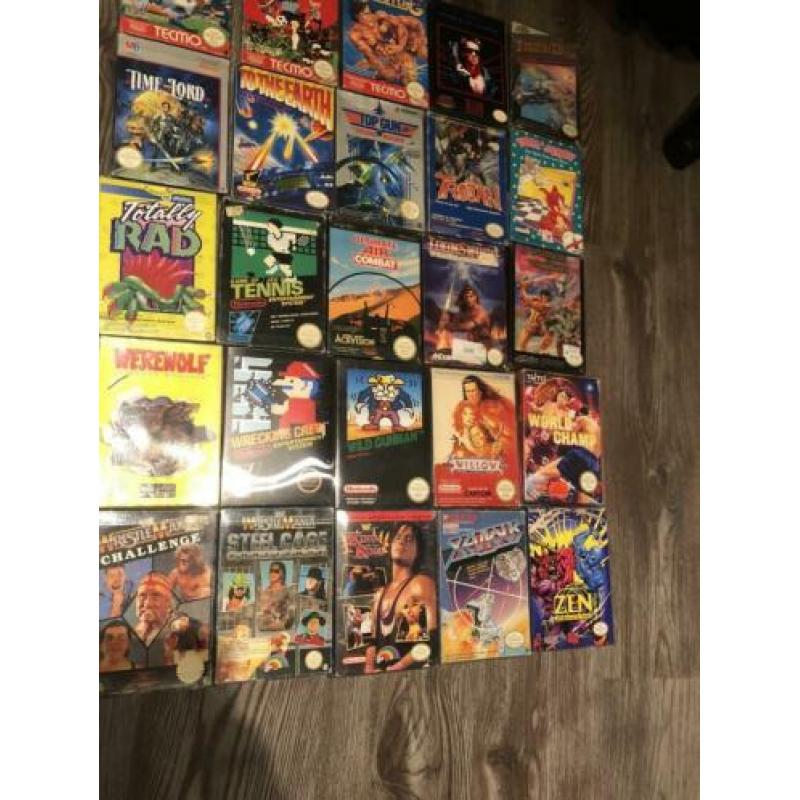 Nintendo nes collectie titels T - Z