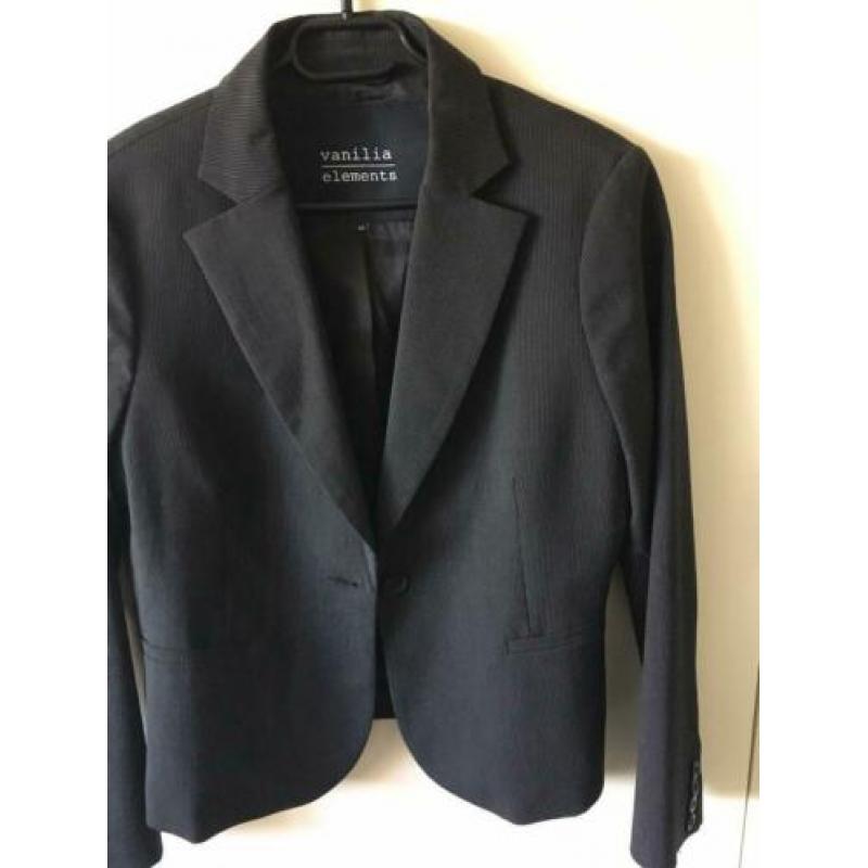 Jasje Blazer Vanilia maat 42 zwart