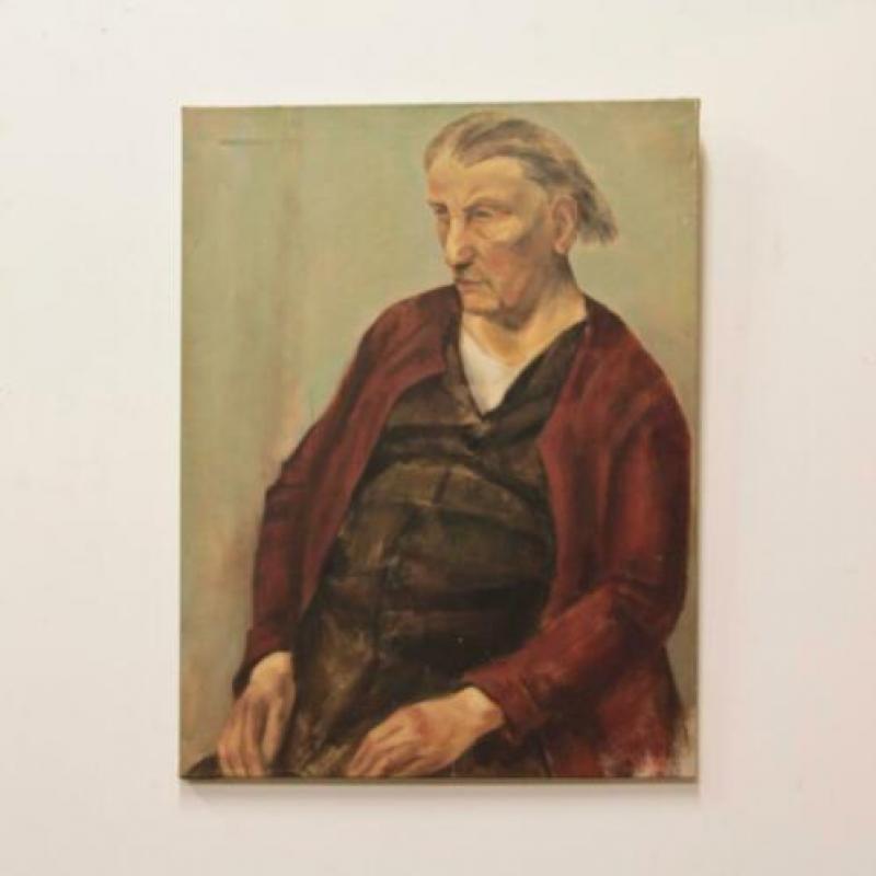 Decoratief antiek vintage schilderij portret mancave