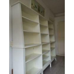 Boekenkast, vintage, wit