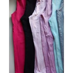 9 leggings diverse lengte maat 116-122.
