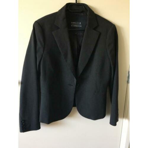 Jasje Blazer Vanilia maat 42 zwart