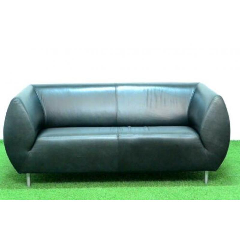 ??ZGAN! zwarte saddle leren Gelderland Focus design bank